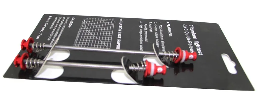 10 bestgia 35g Super Light Titanium Ti axle CNC bicycle Quick Release For Road Mountain Bike Quick-Release Lever Cycling Wheel Hub skewers lever
