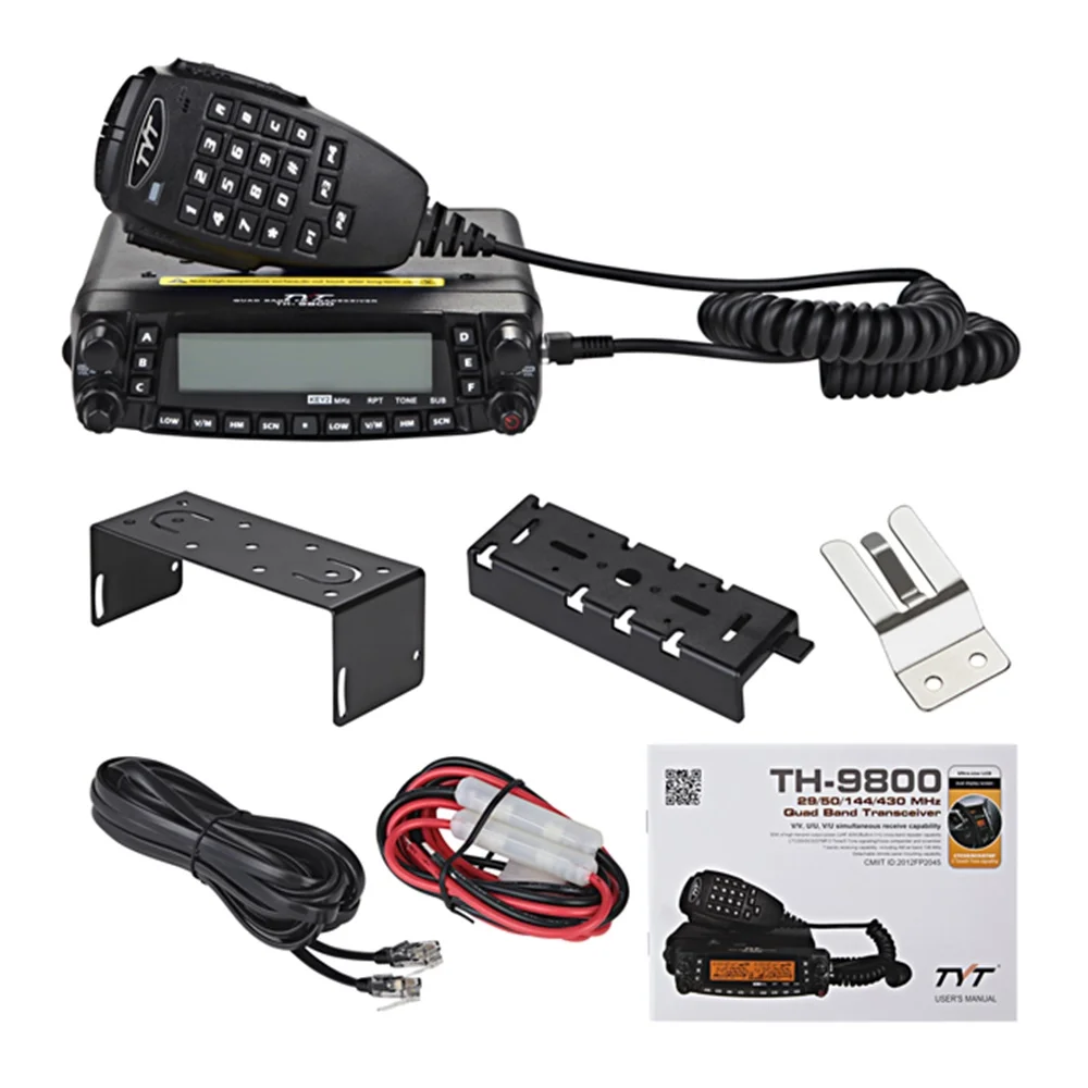 TYT TH 9800 Pro 50 Вт 809CH Quad Band двойной дисплей TH9800 автомобильный радиоприемник