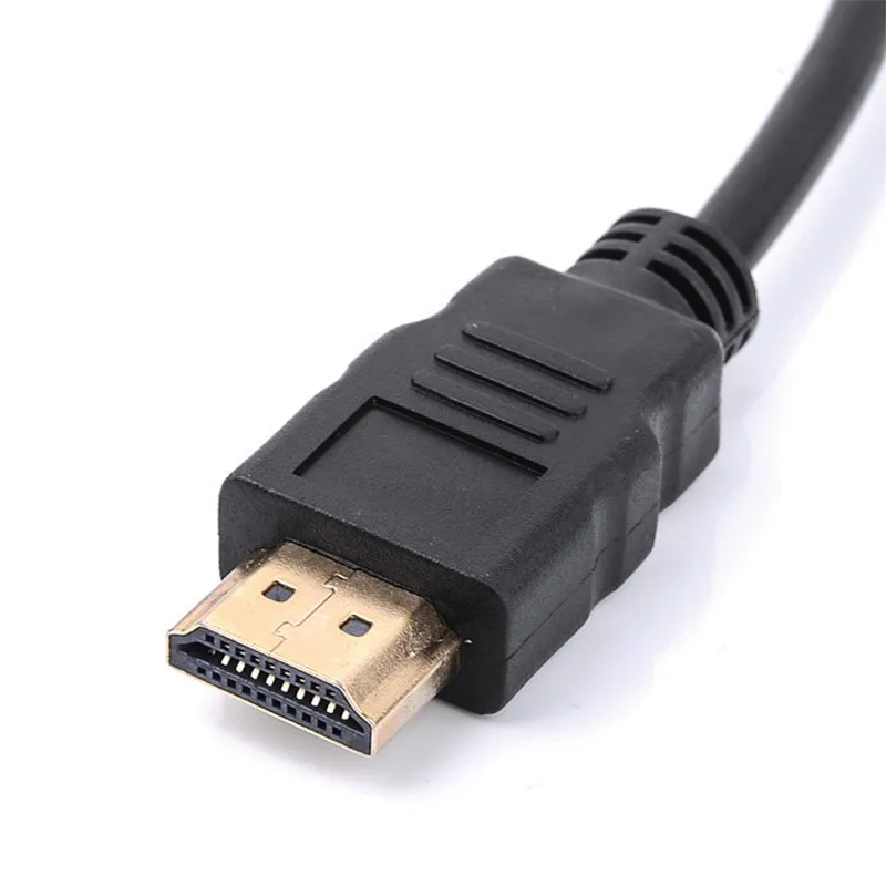 1 шт. HDMI в VGA конвертер адаптер с аудио кабелем HDMI кабель для ПК ТВ коробка ноутбук планшет для PS Full HD 1080P HD ТВ монитор