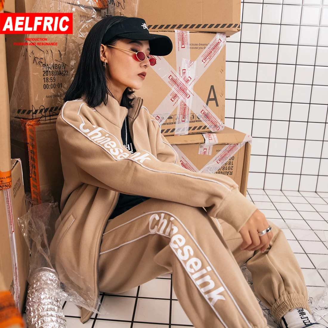 Aelfric/зимняя куртка в стиле ретро свободная модная повседневная флисовая с