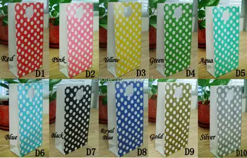 

20*10*5cm Standard Colorful Solid Gift Paper Bags 100pcs per lot with bulk price chinese supplier PB156