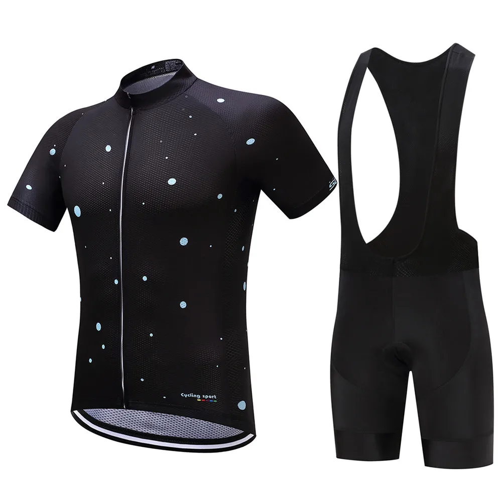 FUALRNY Men Cycling Jerseys Full Zipper Short Sleeve Multi Colors