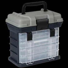 WALK FISH 27*17*26 см 5 слоев PP+ ABS большой ящик для рыболовных снастей Высокое качество пластиковая ручка Рыболовная коробка инструменты для ловли карпа