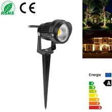 Водонепроницаемый всплеск пейзаж светодиодной подсветкой формата EU вилка формата US вилка наружный Точечный светильник IP65 уличные пейзажные Спайк свет для сада