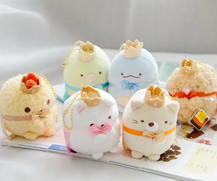 San X Icecream/Корона модель Медведь Подвески Сумико гураши плюшевый брелок с