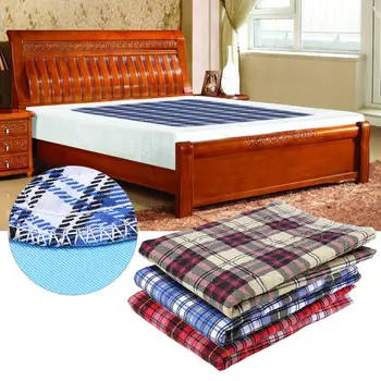 

3 Colors 60*90cm Resuable Cotton Adult Insert Liners Washable Thickening Elder Cloth Nappy 3 Layers Diaper