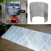8 PCS Outdoor Burner Picnic Stove Screen Type Aluminum Alloy Windshield For Outdoor Camping Hiking Tableware Cooking Tools 8 PCS Outdoor Burner Picnic Stove Screen Type Aluminum Alloy Windshield For Outdoor Camping Hiking Tableware Cooking Tools