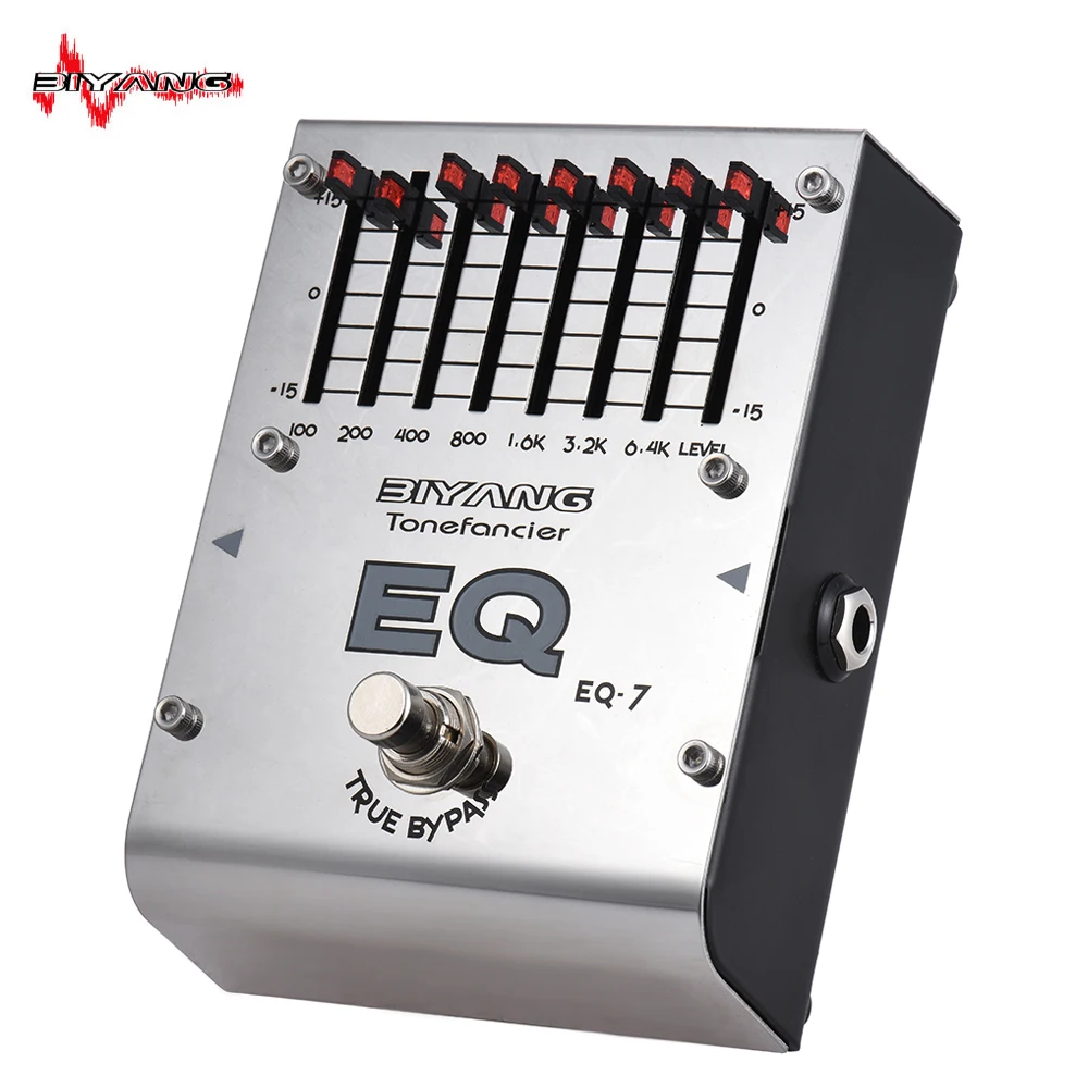 BIYANG EQ 7 tonefacier серии Электрогитары эффект эквалайзера для езды на велосипеде