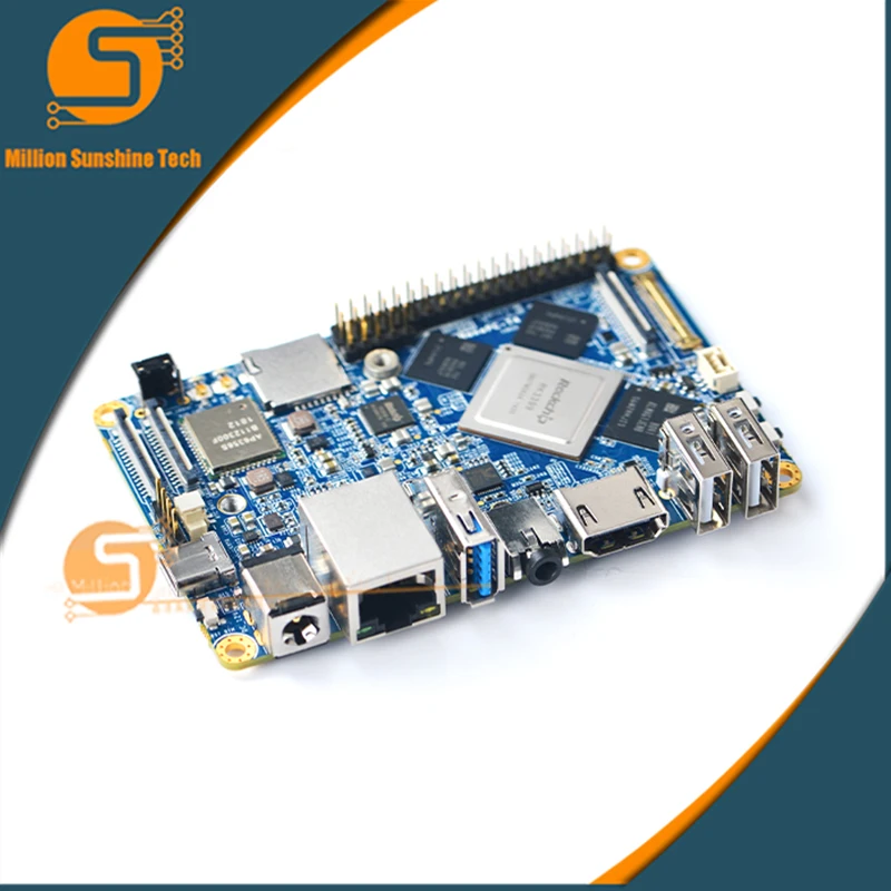  NanoPC-T4 Minimal Rockchip RK3399 Soc 4GB RAM 16GB eMMCDual-band wifi full standard M.2 PCIe NVME S