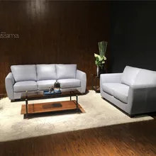Диван набор мебель для гостиной с современным кожаным дизайном дивана, современный диван