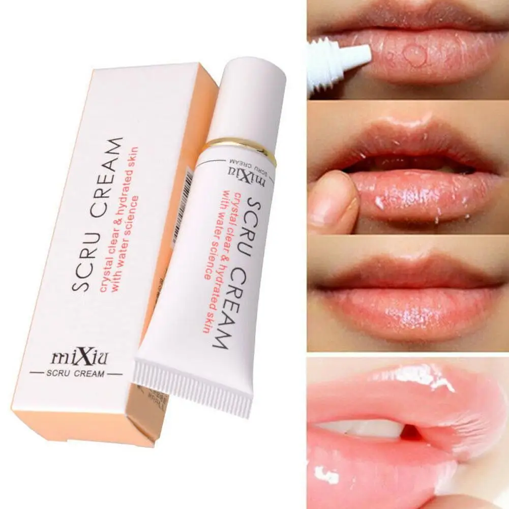 

Beauty Lip Scrub Removal Horniness Water Science Lips Exfoliating Gel Scru Cream crystal clear hydrated with water science 25ml