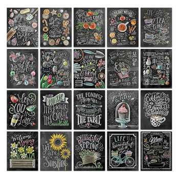 

full square/round diy diamond painting Blackboard pattern Diamond embroidery Rhinestone Kid room decoration Home Decoration BK
