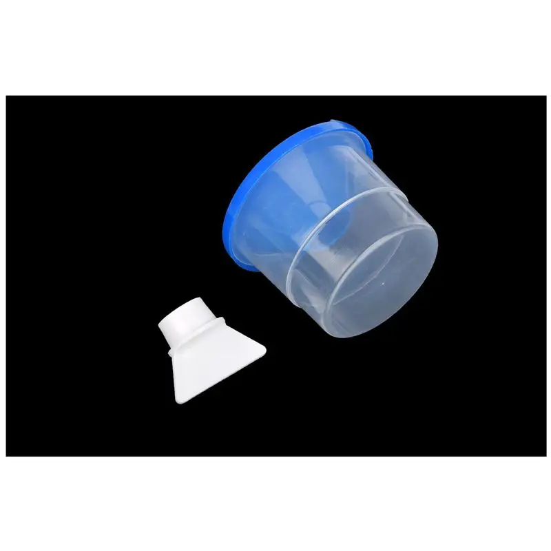 Прозрачный пластиковый непроливающаяся краска и водяные горшки с крышками и пробками упаковка из 4