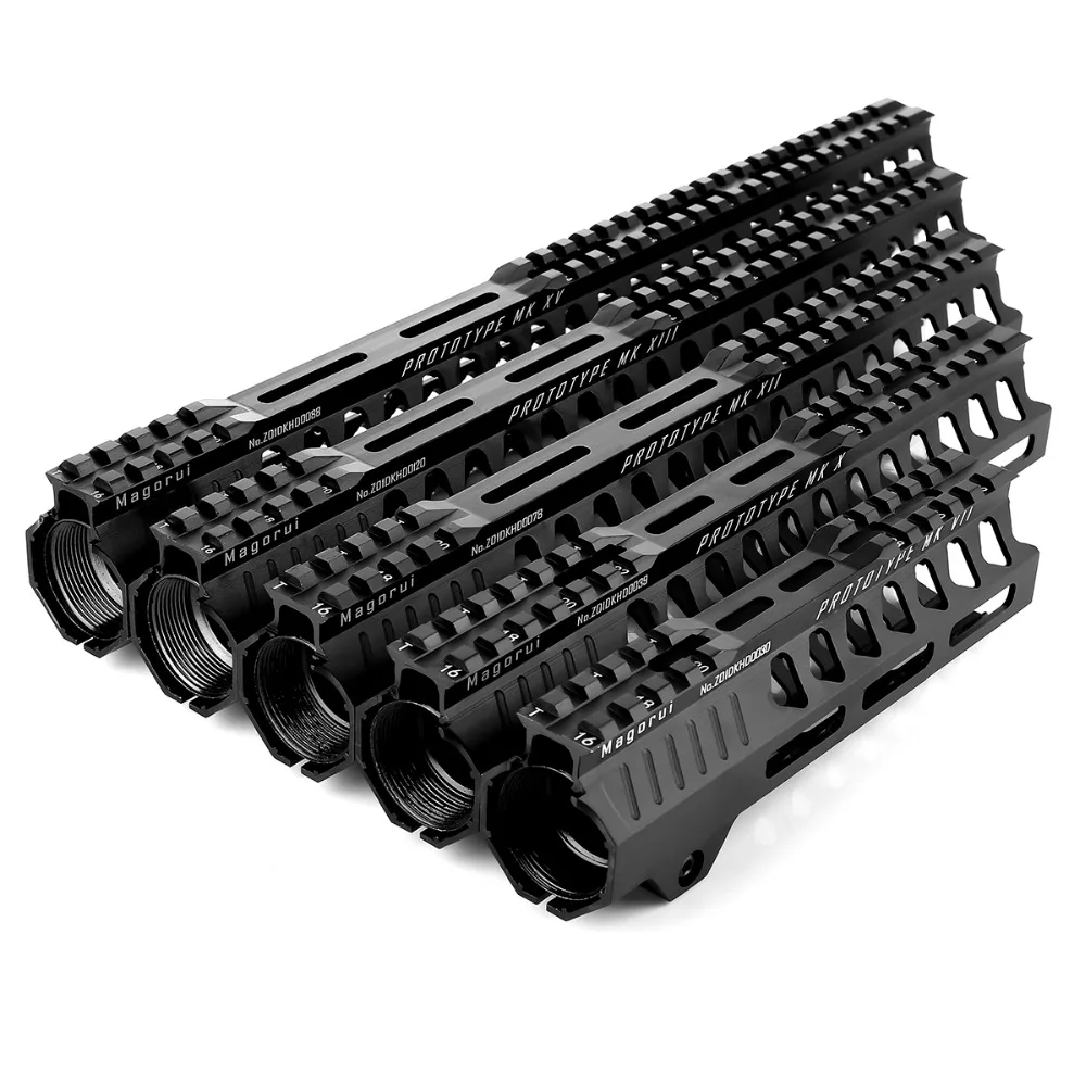 7''10'' 12 ''13.5'' 15 ''AR15 شحن تعويم M-LOK MK Handguard Picatinny Handguard شحن تعويم Picatinny السكك الحديدية الصيد اكسسوارات