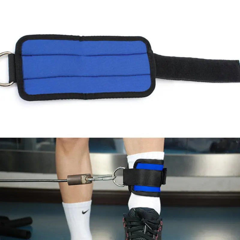 

New D-ring Ankle Anchor Strap Belt Multi Gym Cable Attachment Thigh Leg Pulley Strap Lifting Fitness Exercise Training Equipment