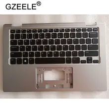 GZEELE чехол для рук для Dell Inspiron 11 3000 серии 3152 3153 верхний чехол с клавиатурой серебристого цвета Версия США