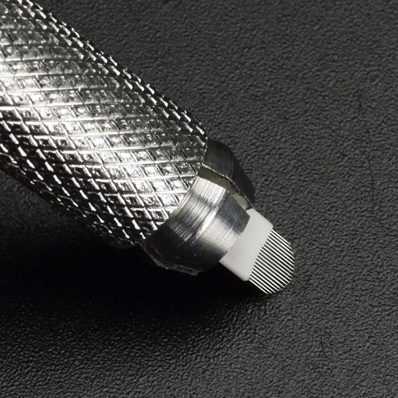 50 шт. u образные 14 18 Pin Перманентный макияж ручные иглы татуировки для бровей 3D