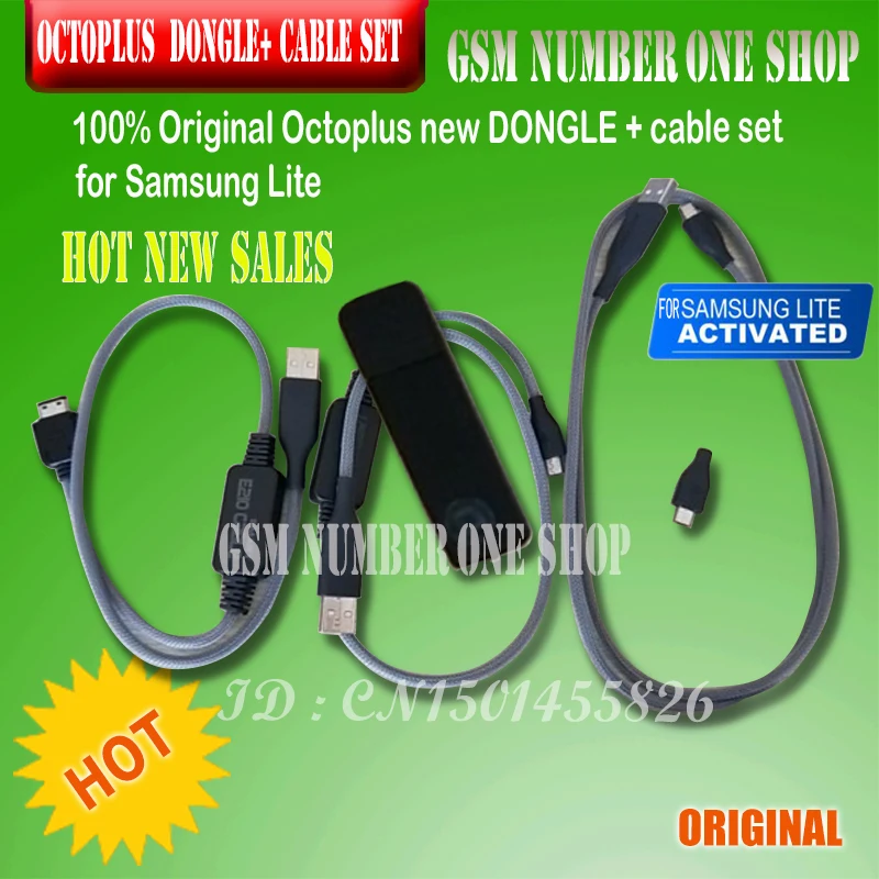 

100% Original new Octoplus Dongle / octoplus key for Samsung Lite + cable set
