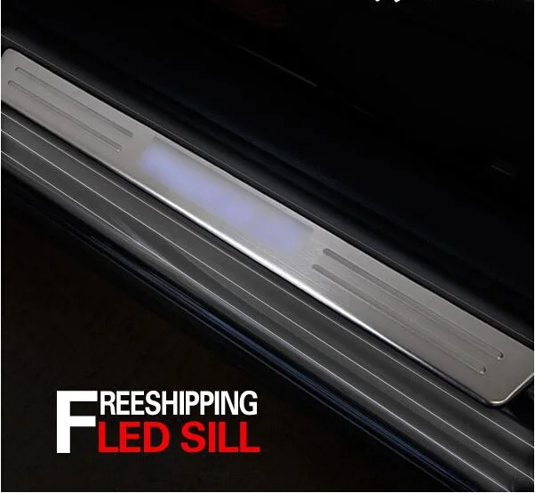 

led door sill strip for Mazda 6 M6 GG1 2002-2006 2007 2008 accessories illuminated scuff plates sills car stickers thresholds