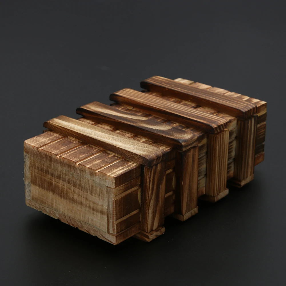 Деревянная коробка-головоломка с секретным деревянным ящиком, магический отсек, головоломка, развивающие игрушки, детский подарок, деревянные пазлы, коробки, игрушки