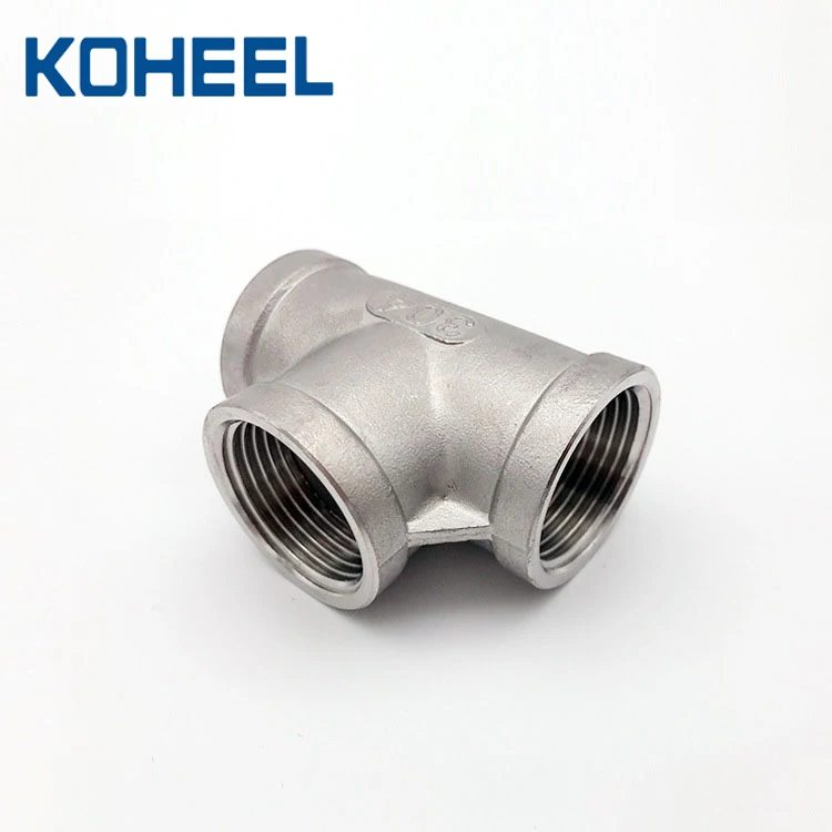 Stainless steel inner thread with equal diameter for water heating gas pipe fittings Three way connector | Обустройство дома