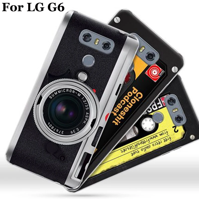 

Fashion fundas For LG G6 case vintage painted cartoon Hard shell cellphone back cover case For LG G 6 cases phone cover