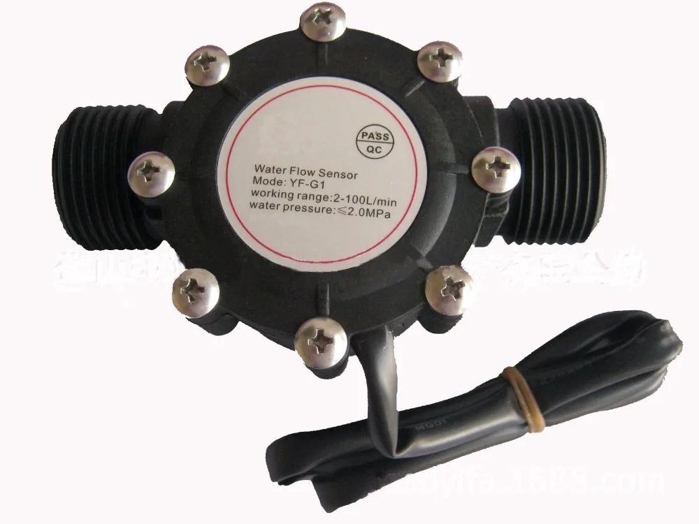 G" DN25, датчик расхода воды, 1 дюйм Hall расходомер для центрального кондиционирования воздуха бассейн переключатель потока воды