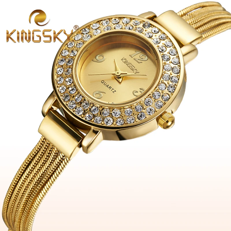 Buy Women Watches Ladies Gold Wrist Watch Luxury Brand