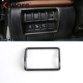 

For Subaru Forester SK 2018 2019 2020 Carbon Fiber Headlight Switch Controller Button Cover Inner Accessories