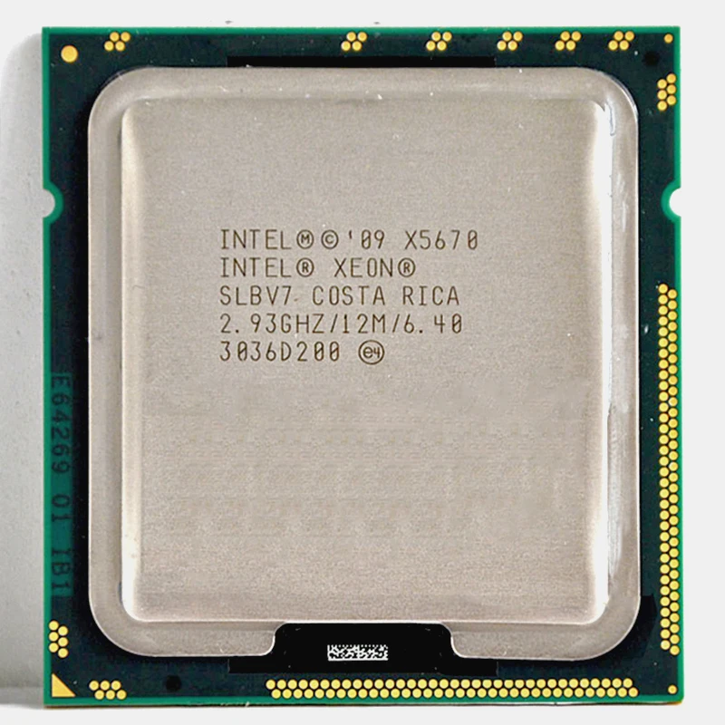 Процессор INTEL Xeon X5670 шестиядерный процессор Intel 2 93 ГГц LGA 1366 TDP 95 Вт 12 МБ гарантия на