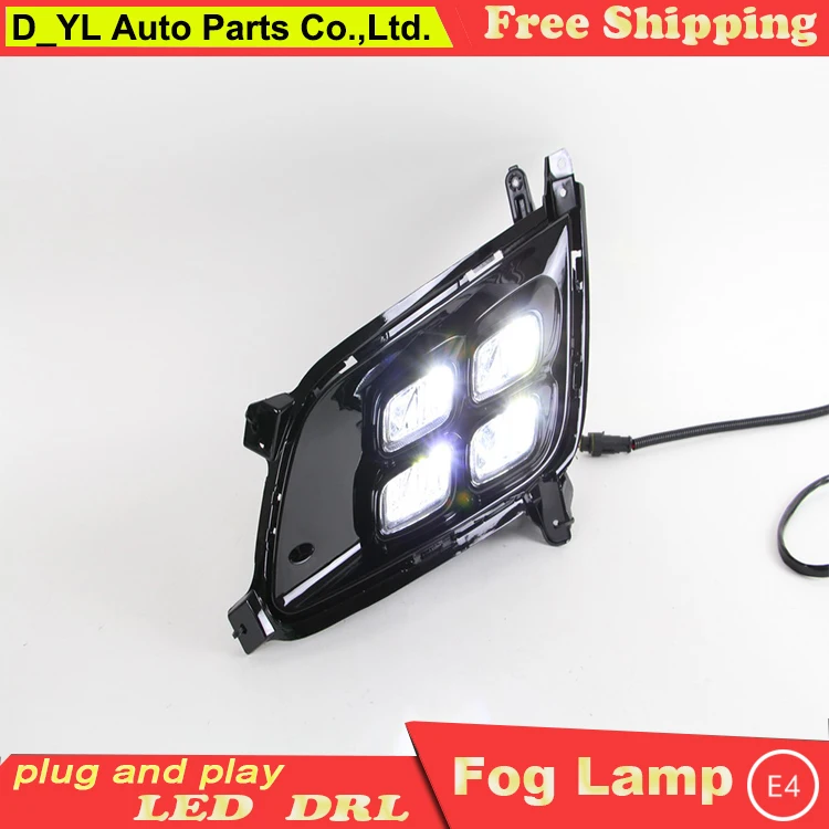 Car styling For Kia K5 LED DRL For K5 led fog lamps daytime running