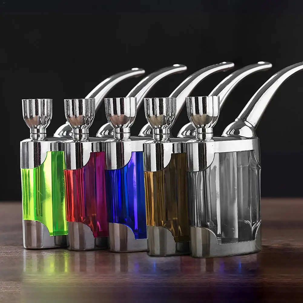 

Dual Purpose Weed-Pocket Size Mini Pipe Water Smoking Tobacco Pipe Hookah-Filter Liquid Smoking Filter