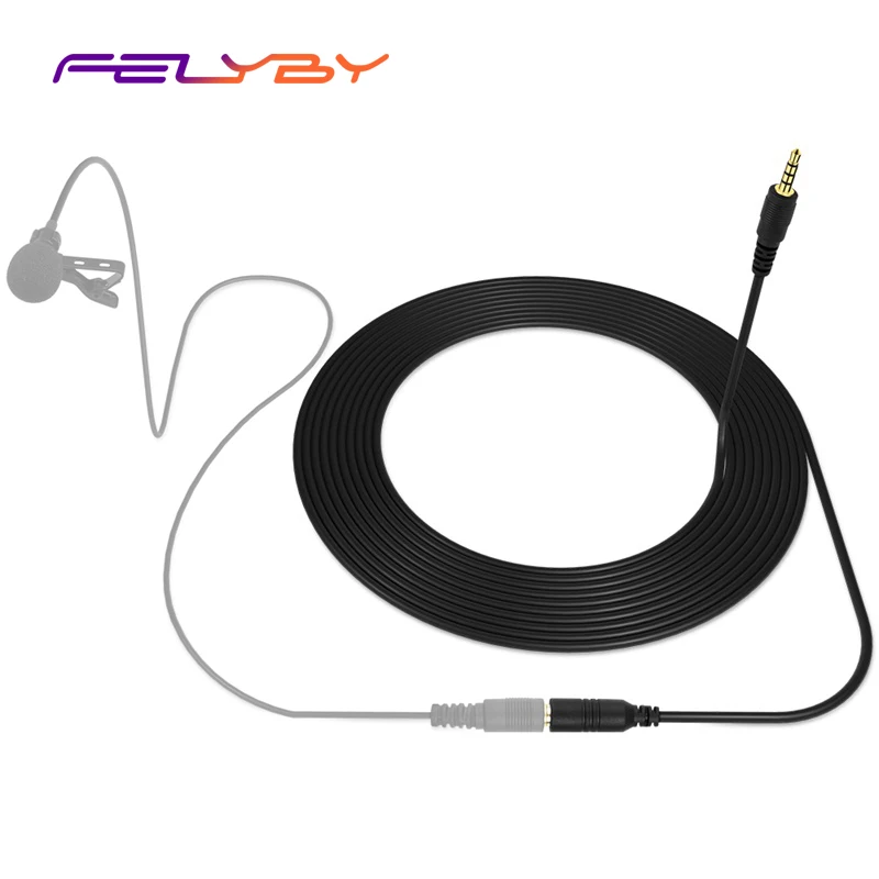 

2m Extension Cable Available for Headphones and Lavalier Microphones