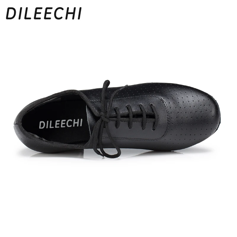 DILEECHI натуральная кожа женская обучающая обувь современные танцевальные туфли