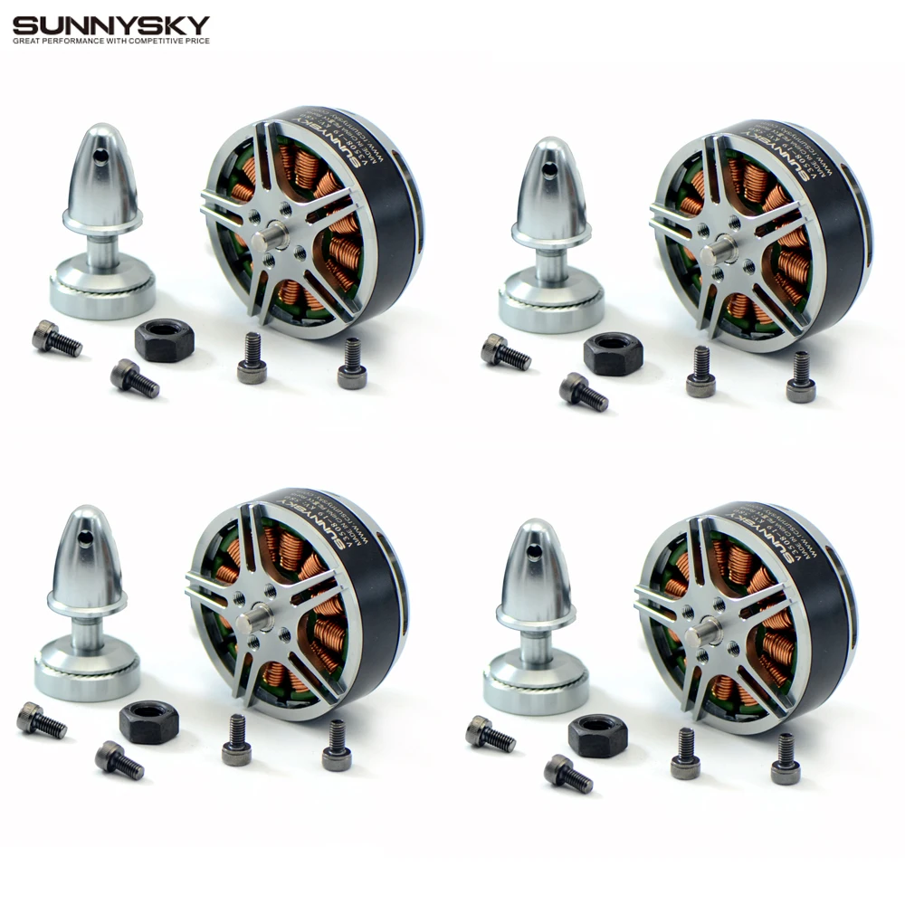4 компл./лот оригинальный SUNNYSKY V3508 380kv 580kv 700kv бесщеточный двигатель для