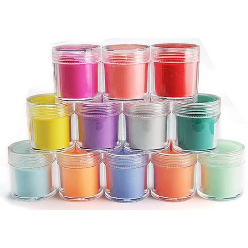 

Hot Sale 3 Sets of New Practical Superior Durable 24 Color Acrylic Powder Dust Nail Art Decoration