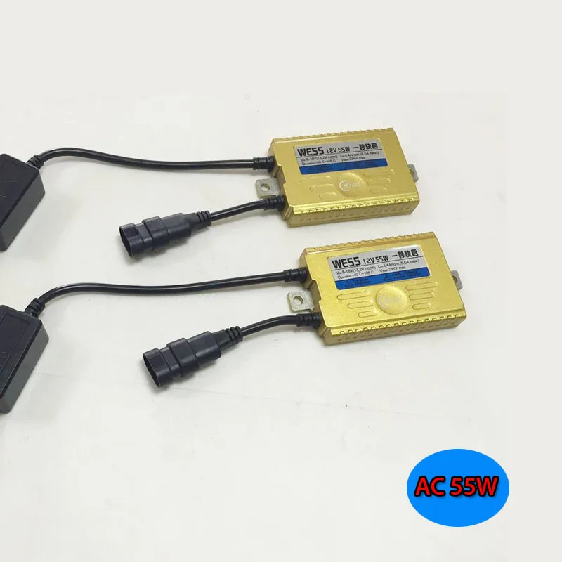 Fast Bright golden Ballast HID Xenon Replacement AC Ballasts 55W 0.1