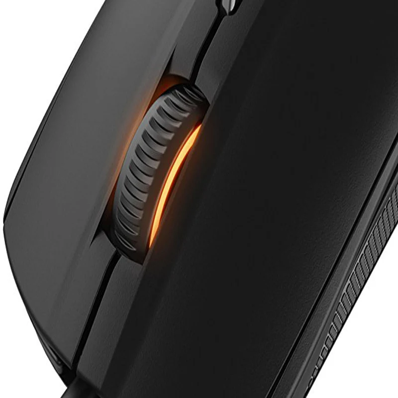  Brand New Steelseries Rival 100 gaming mouse RGB Backlight non-slip design 4000CPI For LOL PUBG - B