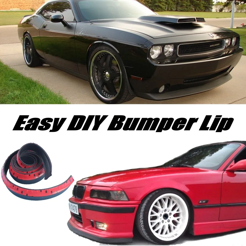 EPMD Bumper Lip Splitter Scoops Car tuning Body Kit For Dodge Challenger SRT MK3