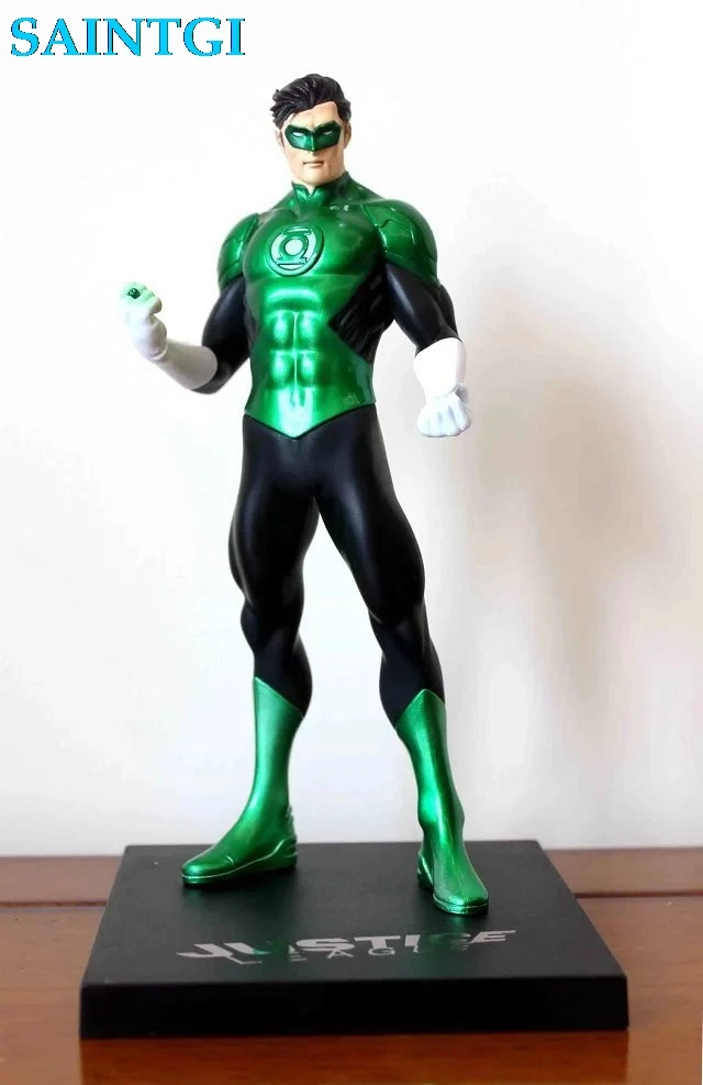

SAINTGI Green Lantern dc Super Hero Captain America Marvel PVC 30cm Collection Model Gift Action Figure Doll Boy Toy gift ARTFX