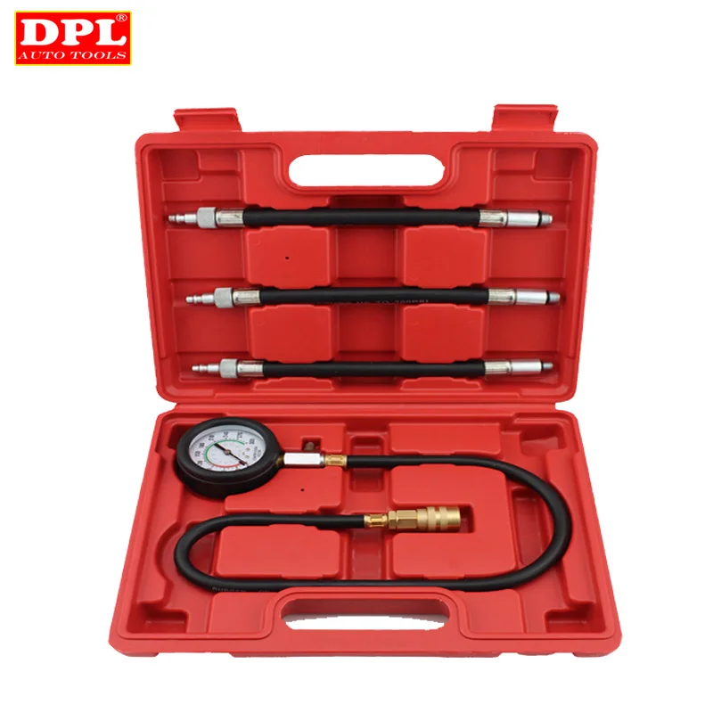 Automotive Tools Cylinder Compression Tester Kit For Petrol Engine Car