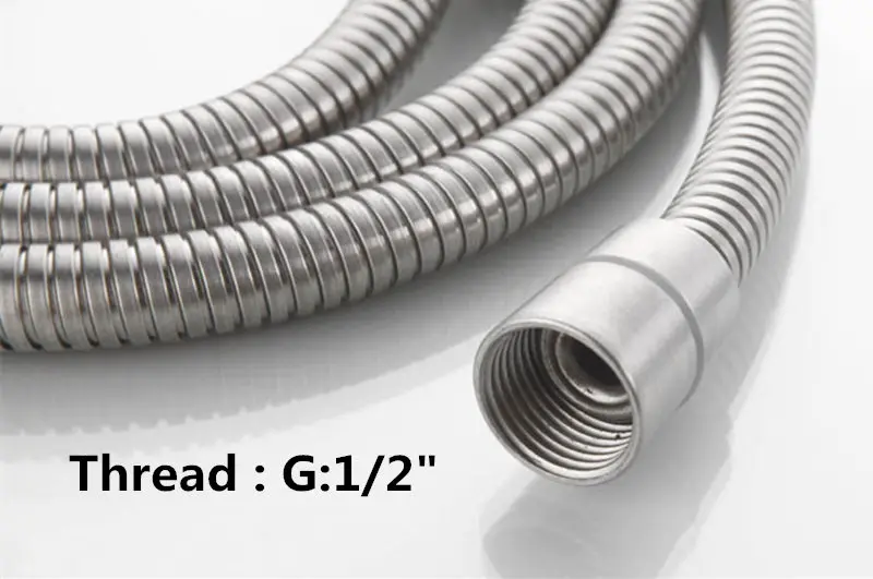 Brushed shower hose 6