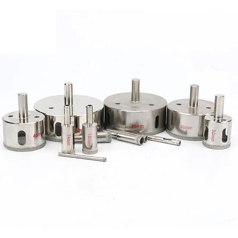 4 80 mm Diamond Hole Saw Granite Drill Bit Coated Masonry Drilling