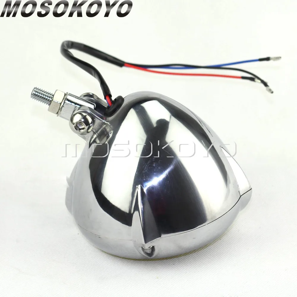 Польский янтарь Старая школа 4,5 "12 V фара Винтаж HI/LO луч Emark E4 ходовые для Harley Кафе Racer Bobber Cruiser XS650