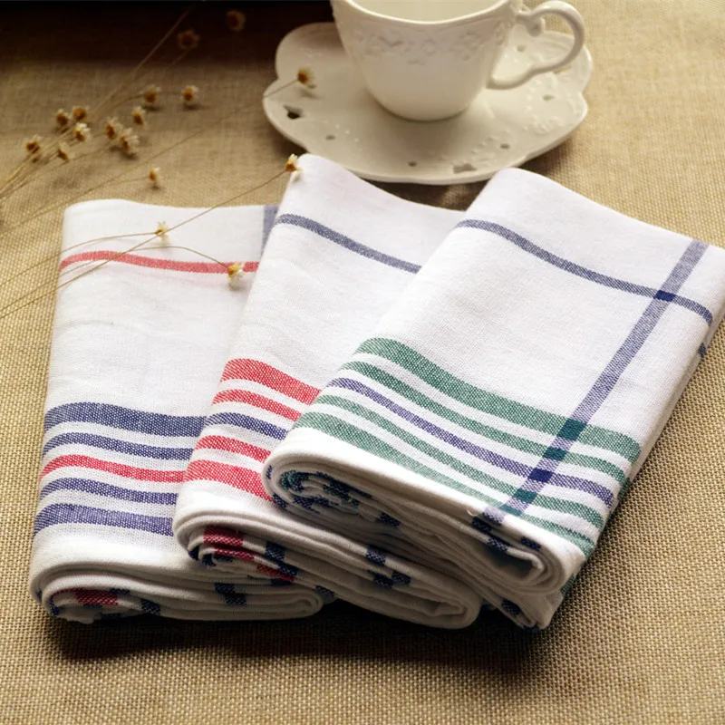 High quality Nordic Cotton Plaid Kitchen Napkins 3 pcs Table Mat