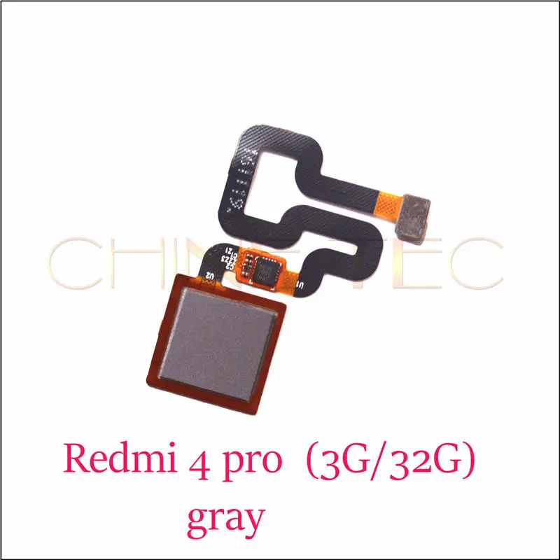 1 шт. для Xiaomi Redmi 4 Pro сканер отпечатков пальцев гибкий кабель/Touch ID Flex Redmi4 pro 3G/32G