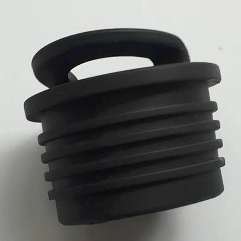 

Scupper Plugs Soft Rubber Ocean Canoe Bungs Ribbed Black Rowing Boats Accessories