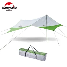 Naturehike шестиугольная палатка для кемпинга, Солнцезащитная палатка, для улицы, Ультралегкая, защита от солнца, водонепроницаемый тент, навес, Пляжная палатка, солнцезащитный козырек