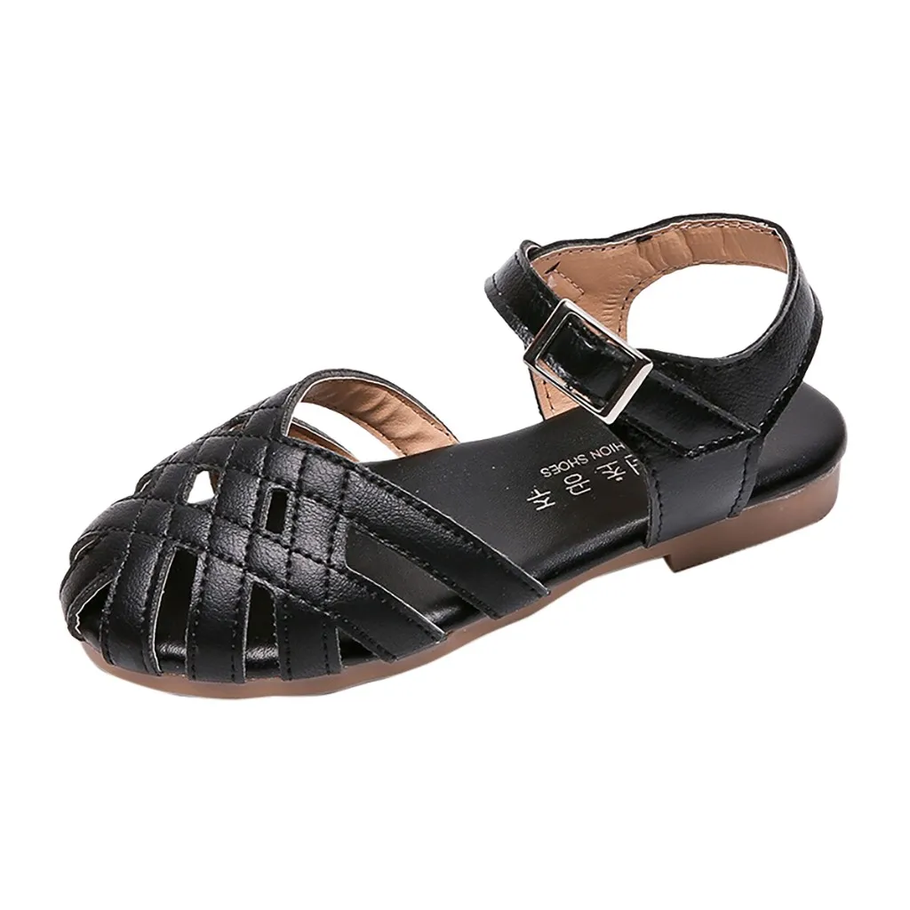 Toddler Infant Kids Baby Girls Casual Single Flower Shoes Sandals Beach Resistance Children Sandals Summer flower Kids new