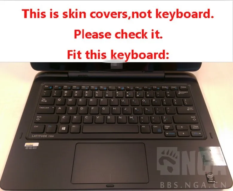 E7490 Without Pointing Laptop Clear Transparent Tpu Keyboard Protector Cover For Dell Latitude 7490 7480 E7450 E7470 E7350 E5450 E5470 E5480 350 440 New Keyboard Skins